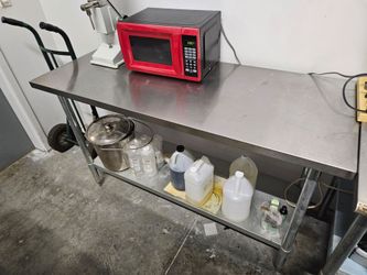 Stainless steel table 30 X 60