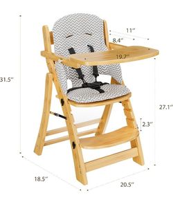 Bamboo Baby Highchair 