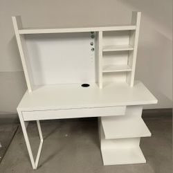 Ikea Desk, Top Hutch