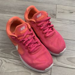 Size 6.5 - Nike Revolution 3 Orange/Pink