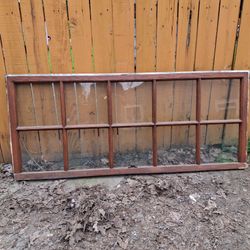 Victorian Window 64x27 Grids Wood