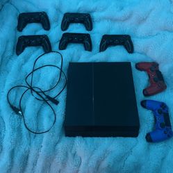 PS4 Bundle with 7 Controllers