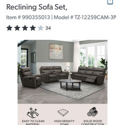3 Piece Living Room Set 