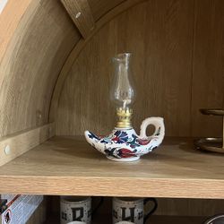Hand Made Oil Lamp 