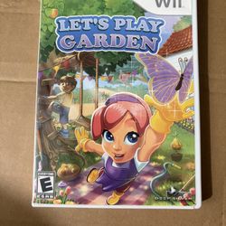Wii Let’s Play Garden Game