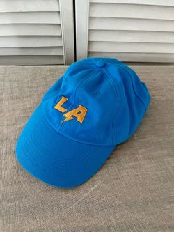 Los Angeles Chargers LA Lightning Bolt Adjustable Hat Powder Blue New