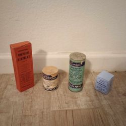 Antique/Vintage Set Of Four Product Boxes/Tins