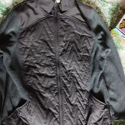 Grey Zip-Up Sweater