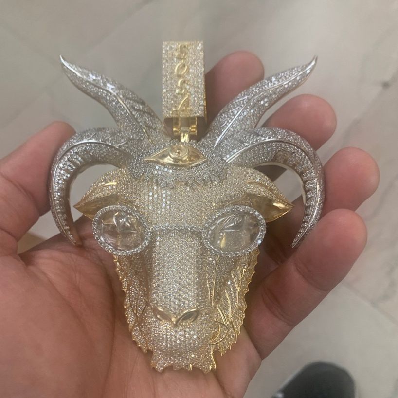Greatest Of All Time Hip Hop Goat Charm