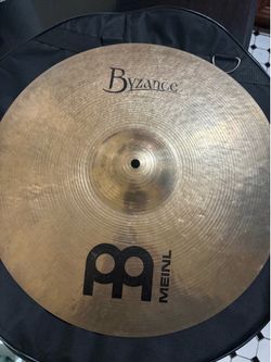 Meinl byzance brilliant 18” medium crash cymbal
