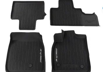 Mustang Mach-E 2021-2026 4pc Pony Logo All Weather Floor Liner Trays