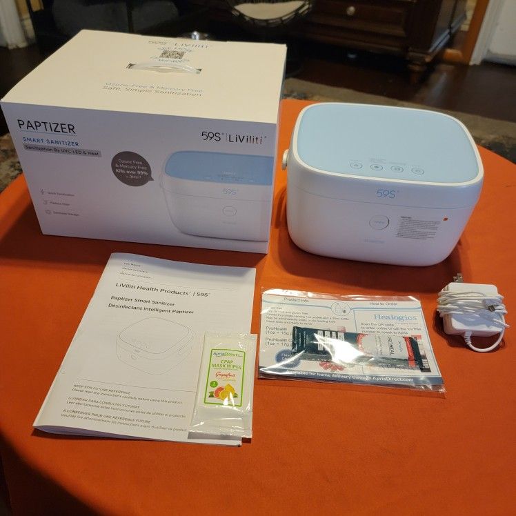 Liviliti 59S Paptizer UVC LED& Heat Smart CPAP Sanitizer