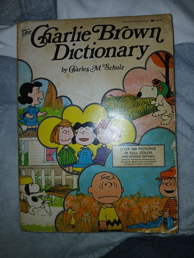 Vintage 1973 Charlie Brown Dictionary