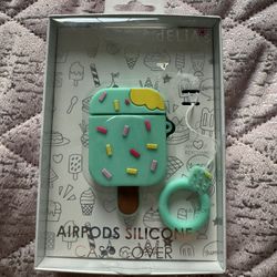 Apple AirPods Pro Silicone Case Cover Blue Ice Cream Popsicle