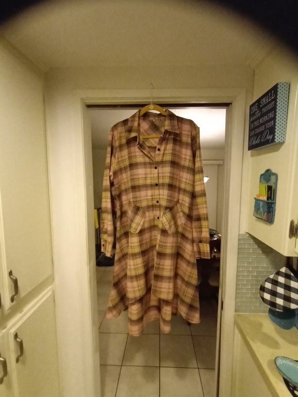 Tunic Shirt Dress- Size 2XL
