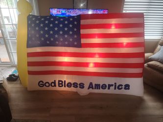 AIRBLOWN/ GEMMY INFLATABLE AMERICAN FLAG