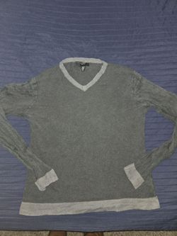 Men's gray light sweater