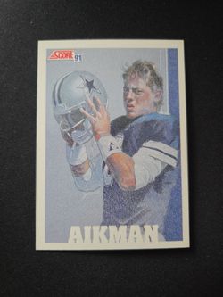 Troy Aikman Dallas Cowboys Football Card