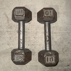 10 pound dumbbells $20