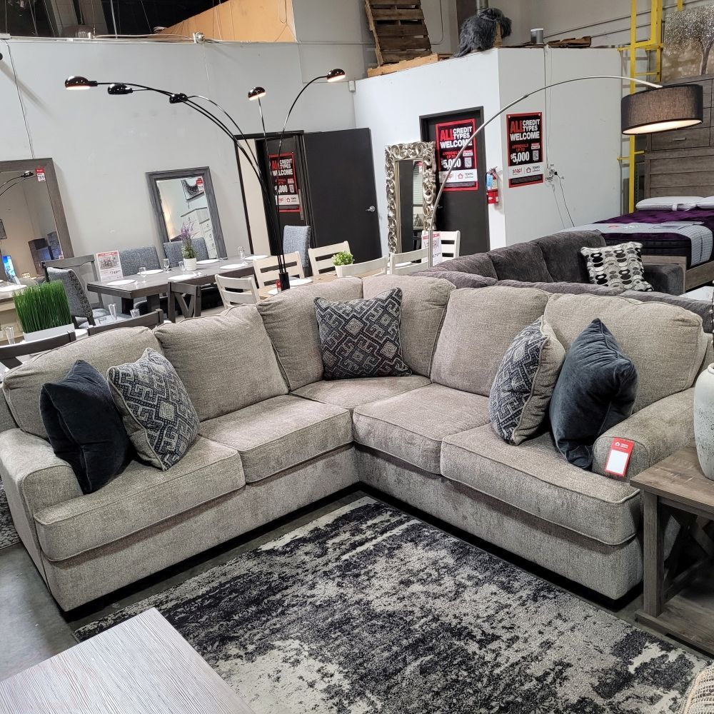NEW SECTIONAL SOFA STONE COLOR SKU#ASH56103RAFTC