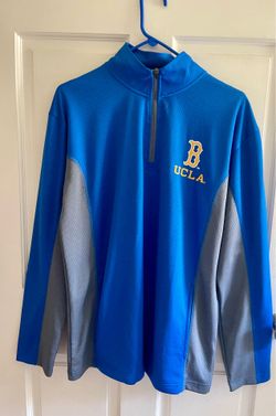 UCLA quarter zip pullover sweater for men size M