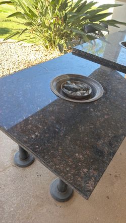 Korean bbq table from restaurant