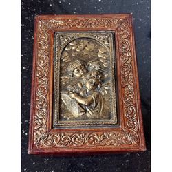 ✨Vintage Antique Ornate Cherub Large Trinket Box