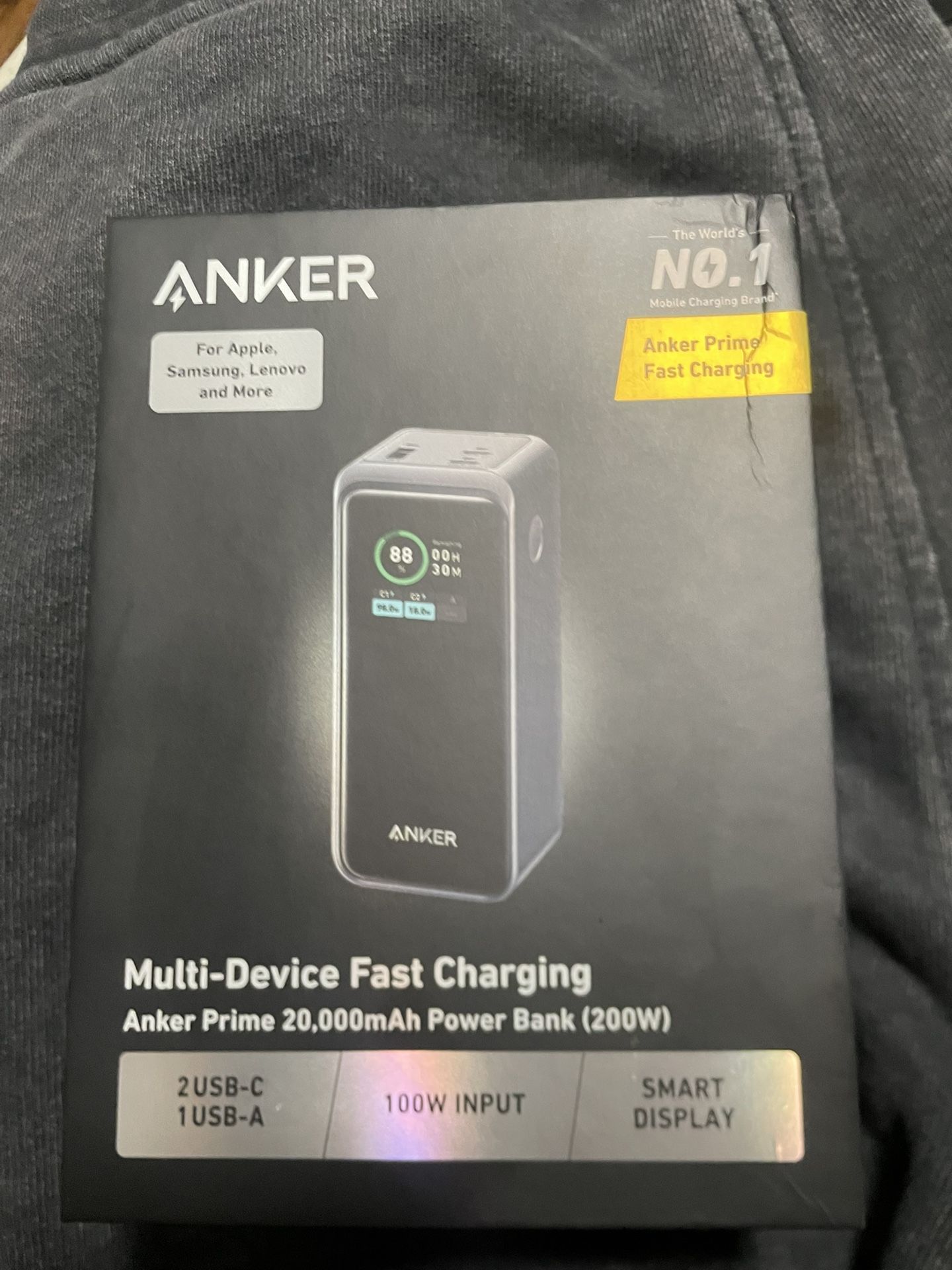 ANKER Power Bank Fast Charging