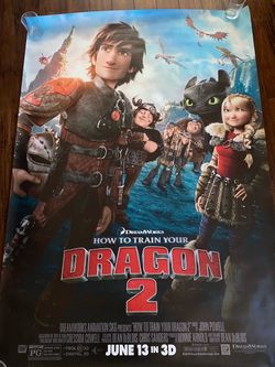 How To Train Your Dragon 2 Poster 48x70” Bus Shelter