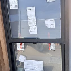 Andersen Window Black Single-Hung composite window