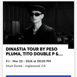 Peso Pluma Concert 3/20 Inglewood