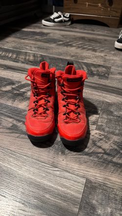 Air Jordan’s 9s retro chile red
