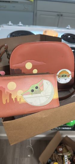 Baby grogu loungefly purse & wallet