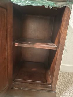 Set 2 Dark Brown Nightstand