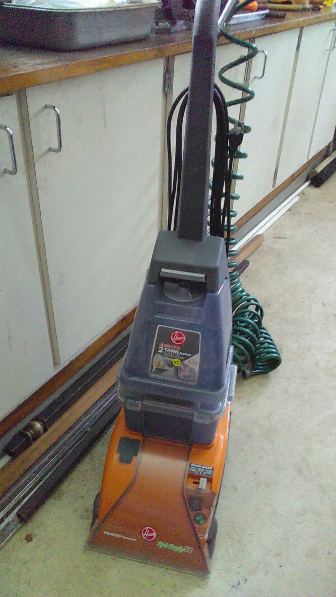 Hoover heated cleaning SpinScrub 50 2 tank system carpet cleaner