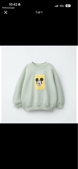 Zara Mickey Mouse sweater