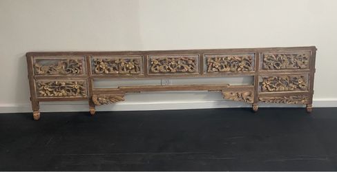 Antique Hand Carved Lintel