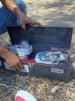 Plumbing tool kit okay he said 60