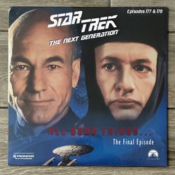 Star Trek “All Good Things” Laser Disc