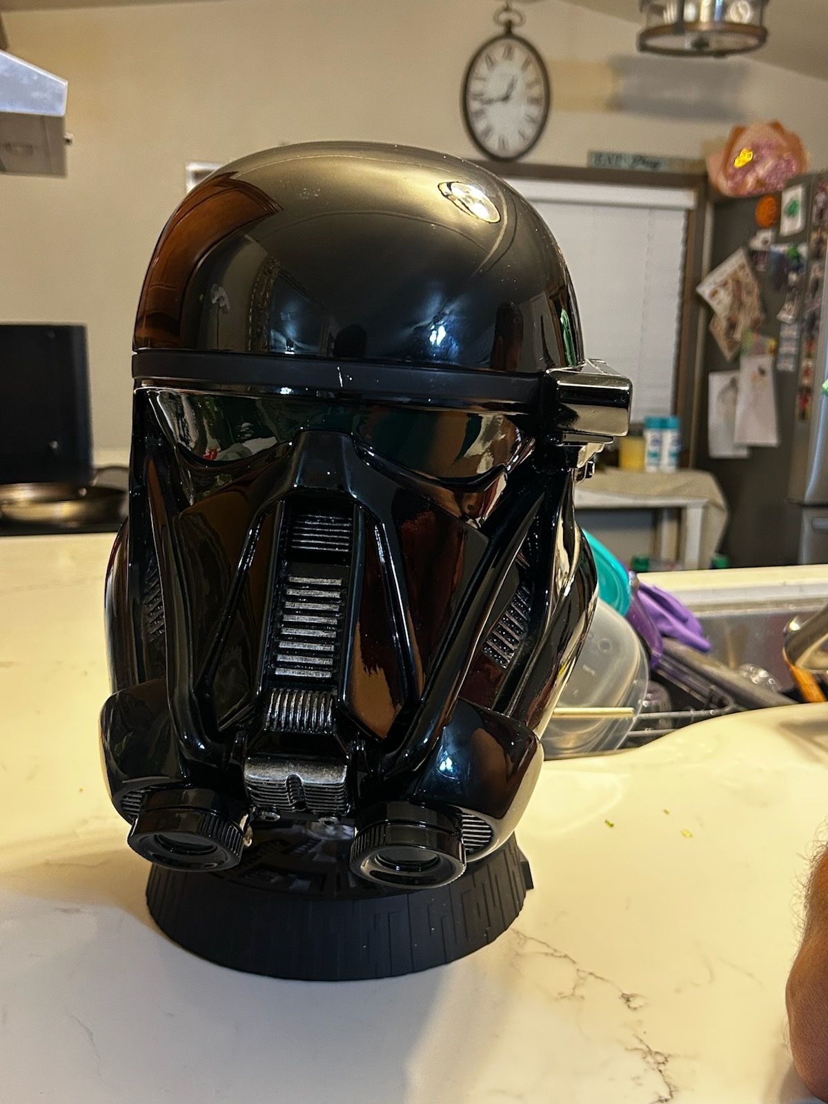 Black Stormtrooper Head