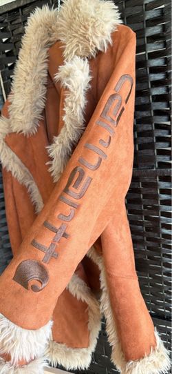 Carhartt Sherpa-Lined Suede Jacket