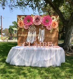 Flores de papel • Paper flowers • Flores de papel grandes • Rosas