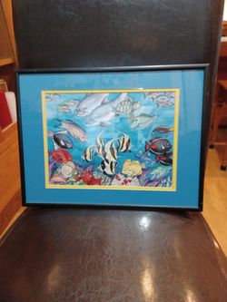 Cute Framed Sea Art By Lisa Rasmussen