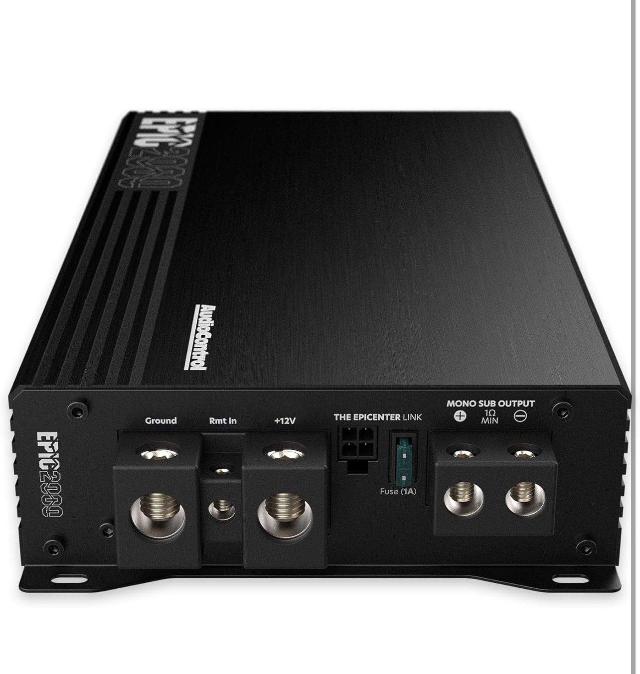 AudioControl EPIC2000 Epic Series 2000 Watt RMS 1-Channel Monoblock Car Audio Subwoofer Amplifier, Class D, Epic Boost, Subsonic Filter, Low Pass Filt