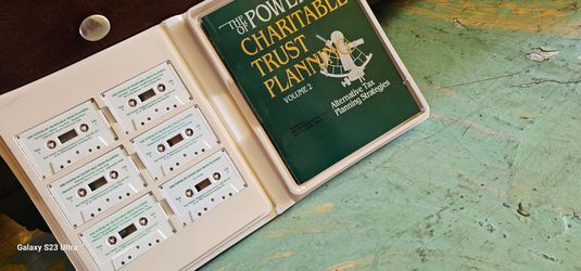 Vintage The Power of Charitable Trust Planning Set By Brad Tedeschi/Ken Lew '95