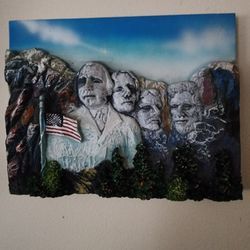 Mt Rushmore 3d Art