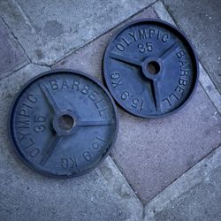 35lbs Olympic Weight Plates Pair Set
