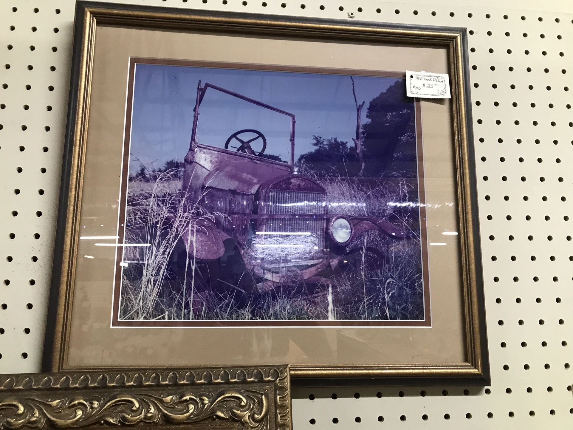 Old Truck Picture(actual Photo) Framed $30