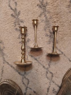 Candle Holders Brass