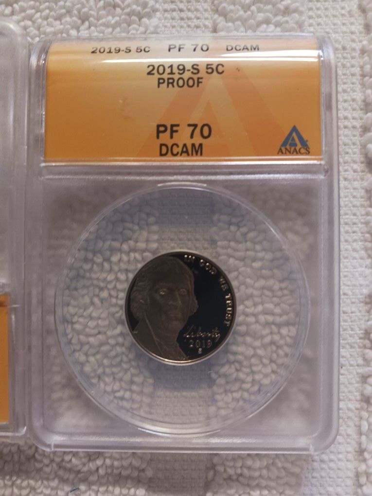2019-S Jefferson Nickel PR-70